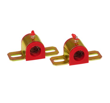 Prothane Universal Greasable Sway Bar Bushings - 26MM - Type B Bracket - Red