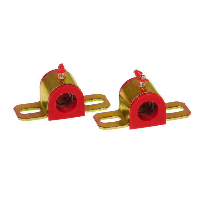 Prothane Universal Greasable Sway Bar Bushings - 26MM - Type B Bracket - Red