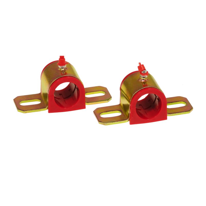 Prothane Universal Greasable Sway Bar Bushings - 32MM - Type B Bracket - Red