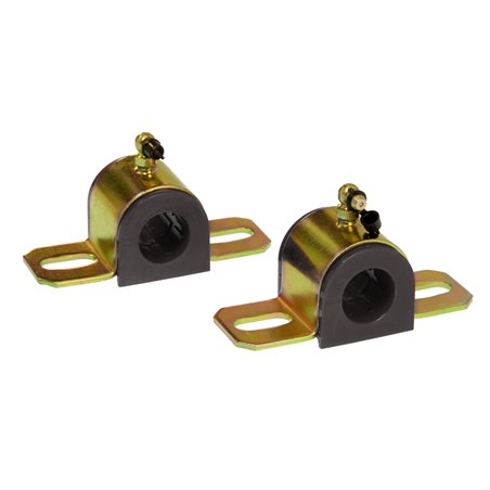 Prothane Universal 90 Deg Greasable Sway Bar Bushings - 25MM - Type B Bracket - Black