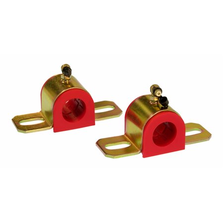 Prothane Universal 90 Deg Greasable Sway Bar Bushings - 26MM - Type B Bracket - Red