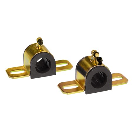 Prothane Universal 90 Deg Greasable Sway Bar Bushings - 28MM - Type B Bracket - Black