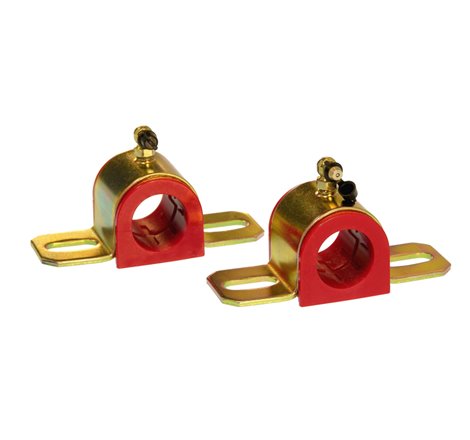 Prothane Universal 90 Deg Greasable Sway Bar Bushings - 29MM - Type B Bracket - Red