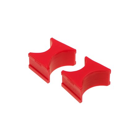 Prothane Universal Shock Reservoir Mounts - 1.5/2.0 Diameter - Red