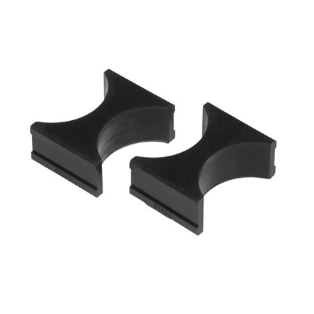 Prothane Universal Shock Reservoir Mounts - 2.5/2.5 Diameter - Black