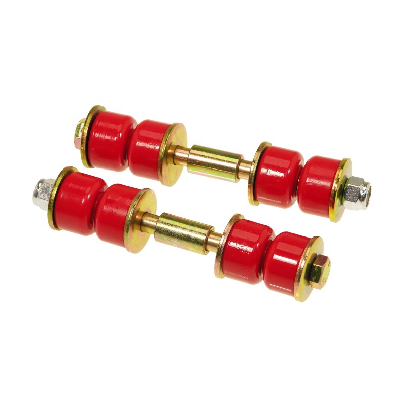 Prothane Universal End Link Set - 2 5/8in Mounting Length - Red