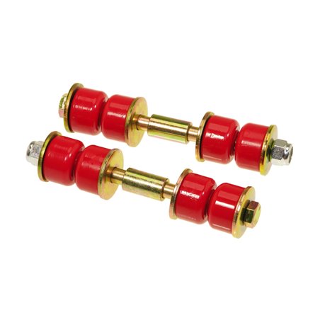 Prothane Universal End Link Set - 2 5/8in Mounting Length - Red