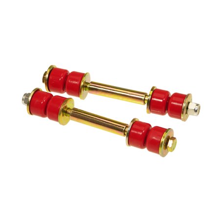 Prothane Universal End Link Set - 4 1/4in Mounting Length - Red