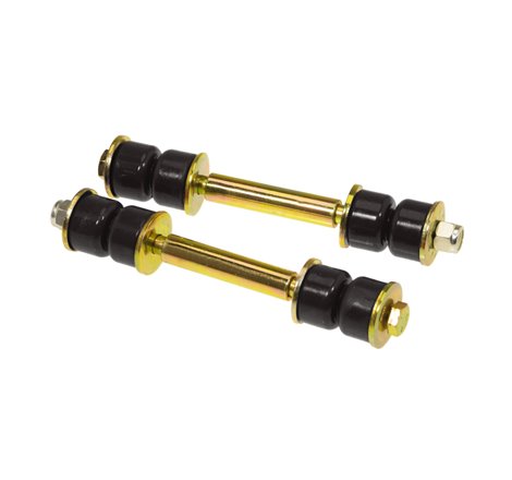 Prothane Universal End Link Set - 4 1/4in Mounting Length - Black