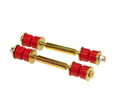 Prothane Universal End Link Set - 4 1/2in Mounting Length - Red