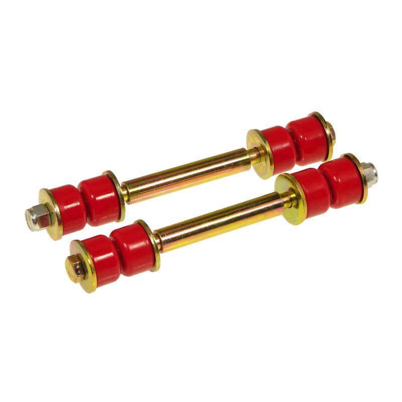 Prothane Universal End Link Set - 4 3/4in Mounting Length - Red