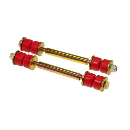 Prothane Universal End Link Set - 5 3/8in Mounting Length - Red