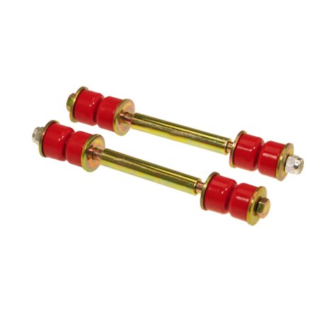 Prothane Universal End Link Set - 5in Mounting Length - Red