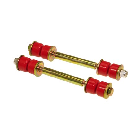 Prothane Universal End Link Set - 5in Mounting Length - Red