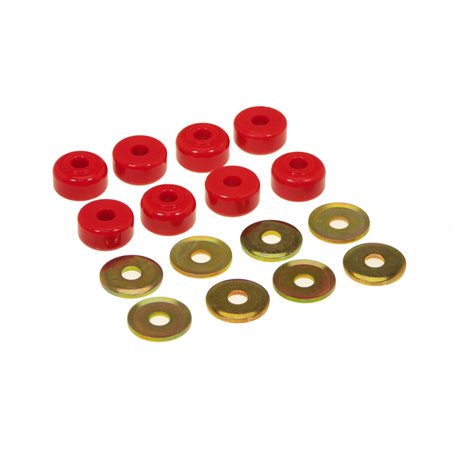 Prothane Universal End Link Bushings & Washers - 5/8 x 1 1/8 OD - Red