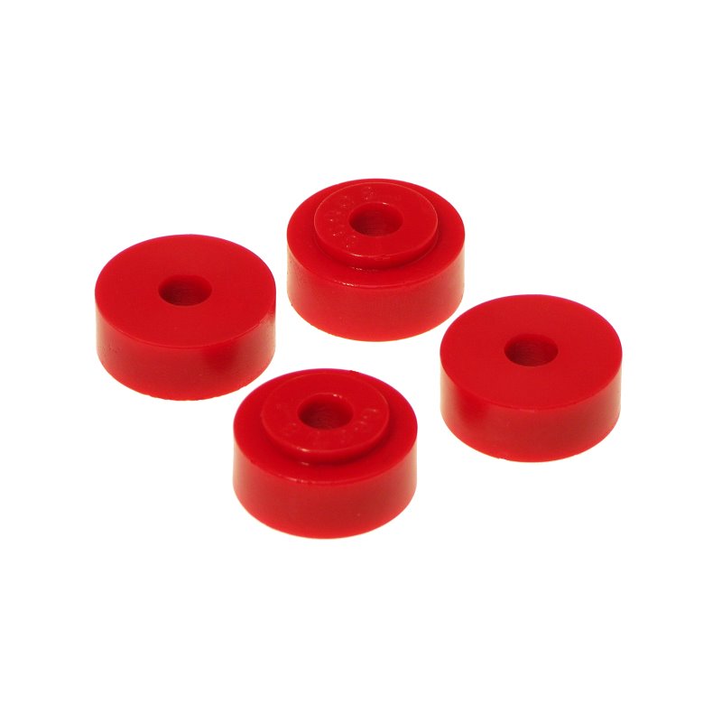 Prothane Universal Shock Bushings - Stem Type - Large Nipple - Red