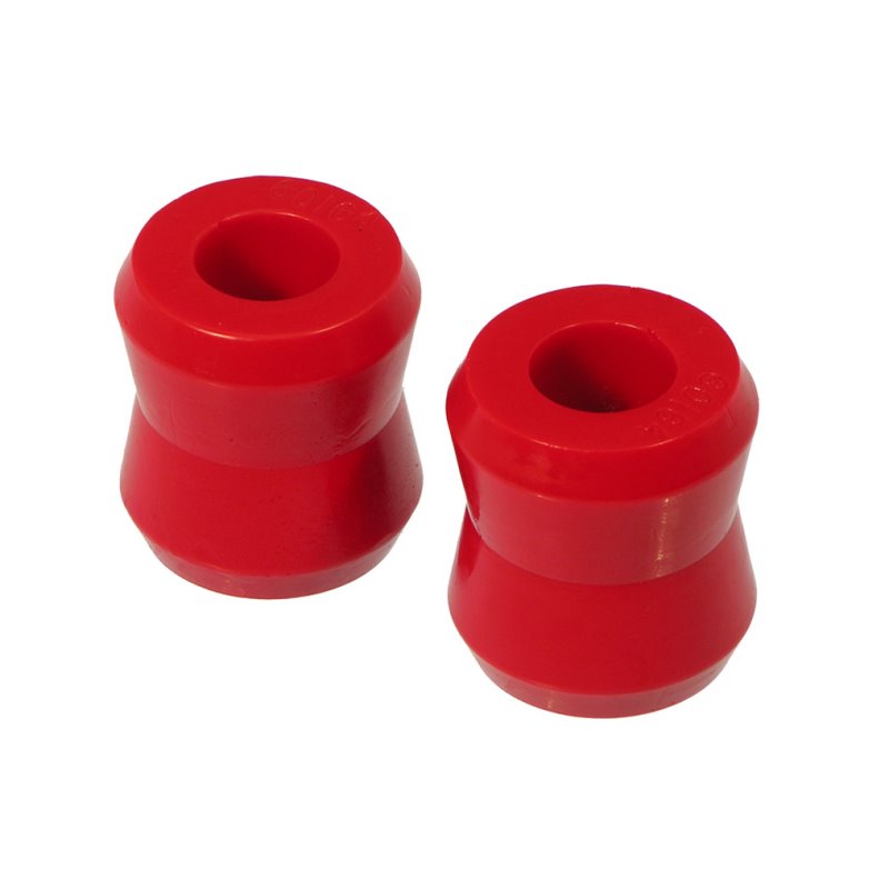 Prothane Universal Shock Bushings - Large Hourglass - 11/16 ID - Red