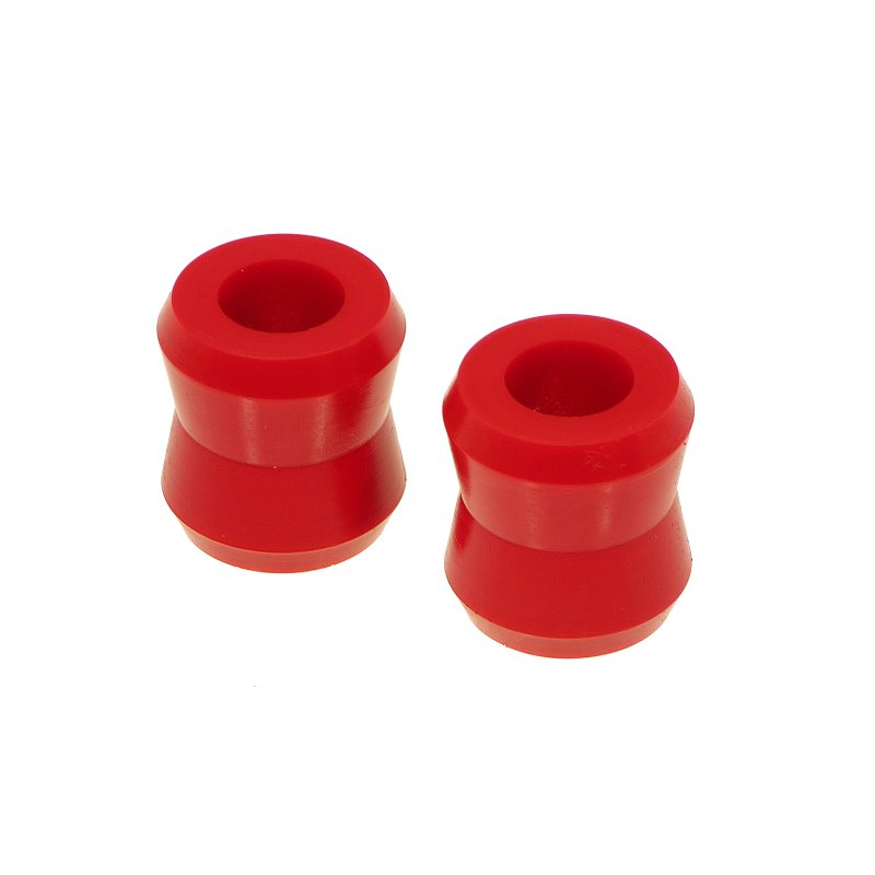 Prothane Universal Shock Bushings - Large Hourglass - 3/4 ID - Red