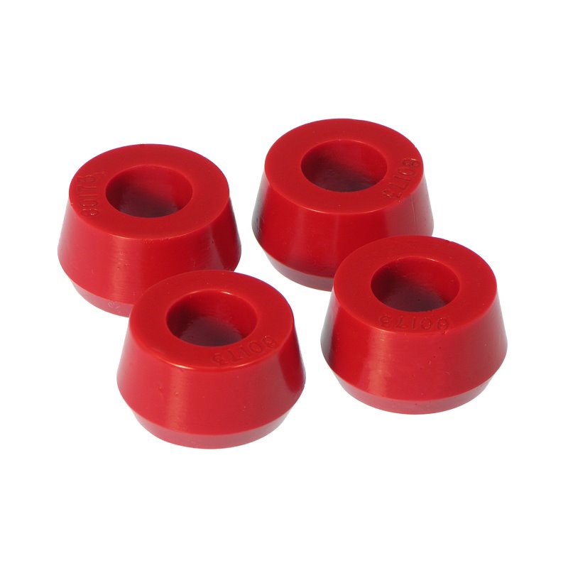 Prothane Universal Shock Bushings - Large Hourglass - 11/16 ID - Red