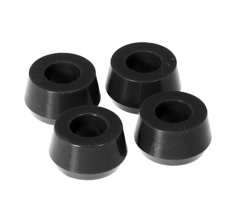 Prothane Universal Shock Bushings - Large Hourglass - 11/16 ID - Black