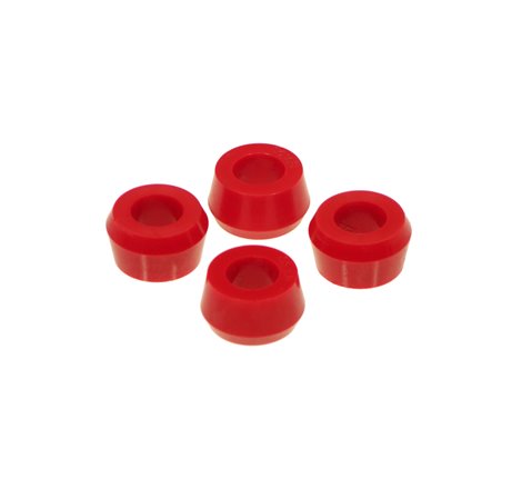 Prothane Universal Shock Bushings - Large Hourglass - 3/4 ID - Red