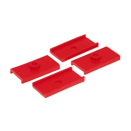 Prothane MG Leaf Spring Pad Kit - Red