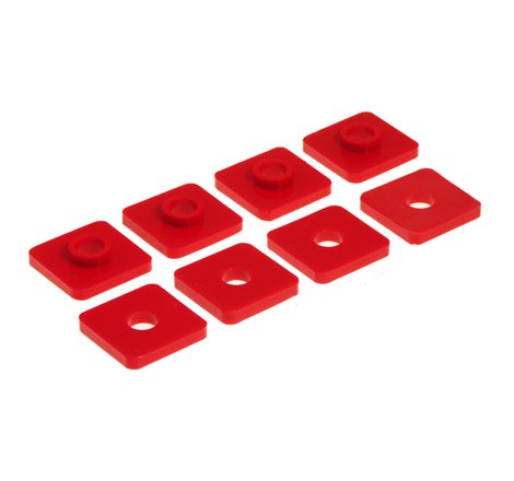 Prothane 63-74.5 MG MGB Front Crossmember Mounts - Red