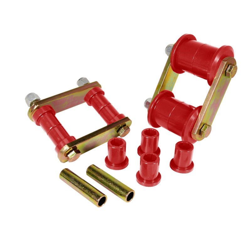 Prothane 60-74 Chrysler B & E Body HD Spring & Shackles Bushings - Red