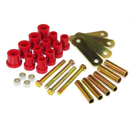 Prothane 60-74 Chrysler B & E Body HD Spring & Shackles Bushings - Red