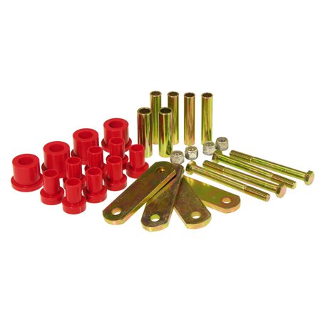 Prothane 65-69 Chrysler A Body HD Spring & Shackles Bushings - Red