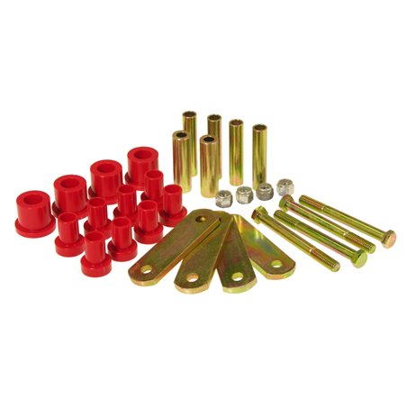 Prothane 68-72 Chrysler A Body HD Spring & Shackles Bushings - Red