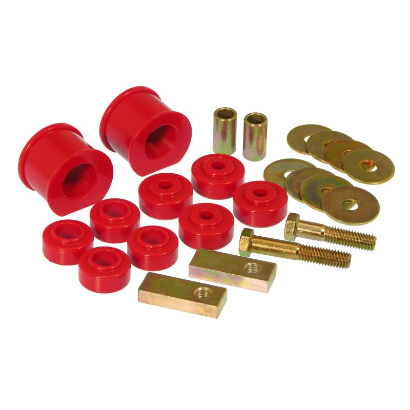 Prothane 76-89 Chrysler Front Sway Bar Bushings - 1in - Red