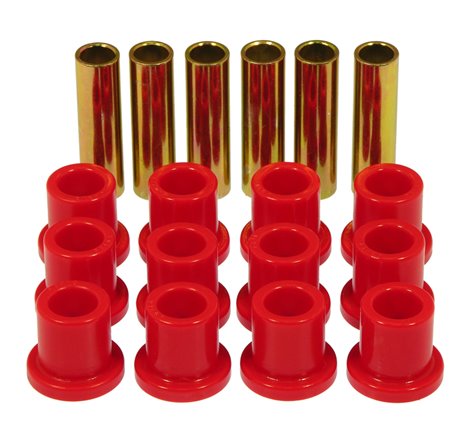 Prothane 57-72 Ford F100/F150 Rear Spring & Shackle Bushings - Red