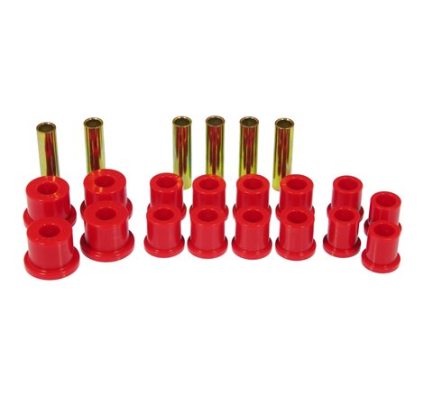 Prothane 86-08 Ford Ranger Spring & Shackle Bushings - Red