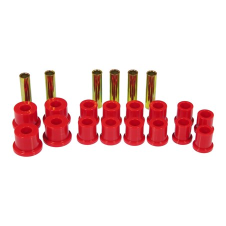 Prothane 86-08 Ford Ranger Spring & Shackle Bushings - Red