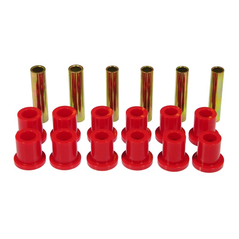 Prothane 73-79 Ford F100/150 4wd Rear Spring & Shackle Bushings - Red