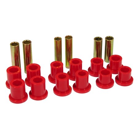 Prothane 73-79 Ford F350 2wd Rear Leaf Spring Bushings - Red