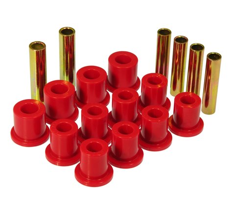 Prothane 80-96 Ford Spring & Shackle Bushings - Red