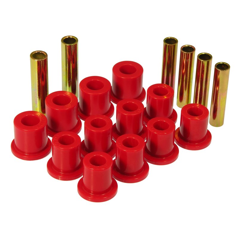 Prothane 80-96 Ford Spring & Shackle Bushings - Red