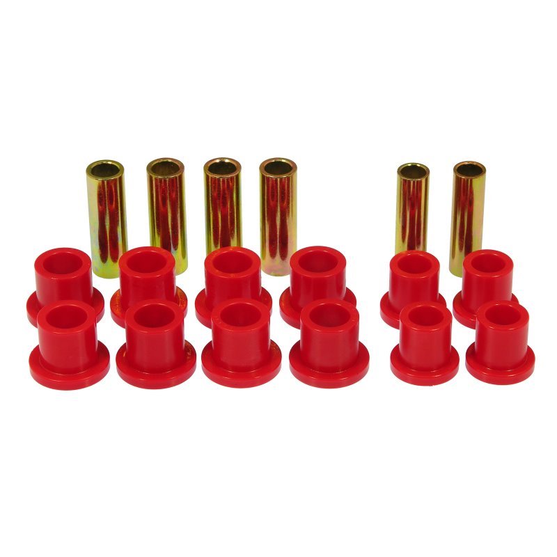 Prothane 66-72 Ford F100 4wd Spring & Shackle Bushings - Red