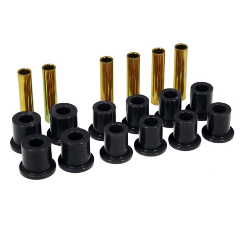 Prothane 73-77 Ford F250 4wd Front Spring & Shackle Bushings - Black