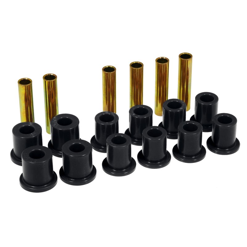 Prothane 73-77 Ford F250 4wd Front Spring & Shackle Bushings - Black