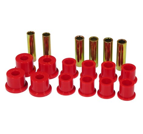 Prothane 82-96 Ford Rear Spring & Shackle Bushings - Red