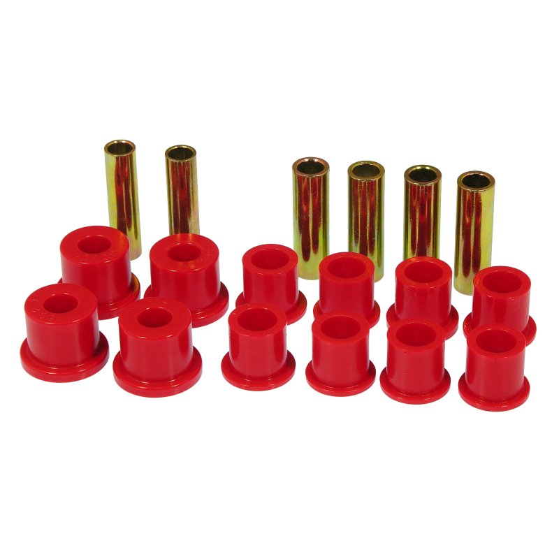 Prothane 82-96 Ford Rear Spring & Shackle Bushings - Red