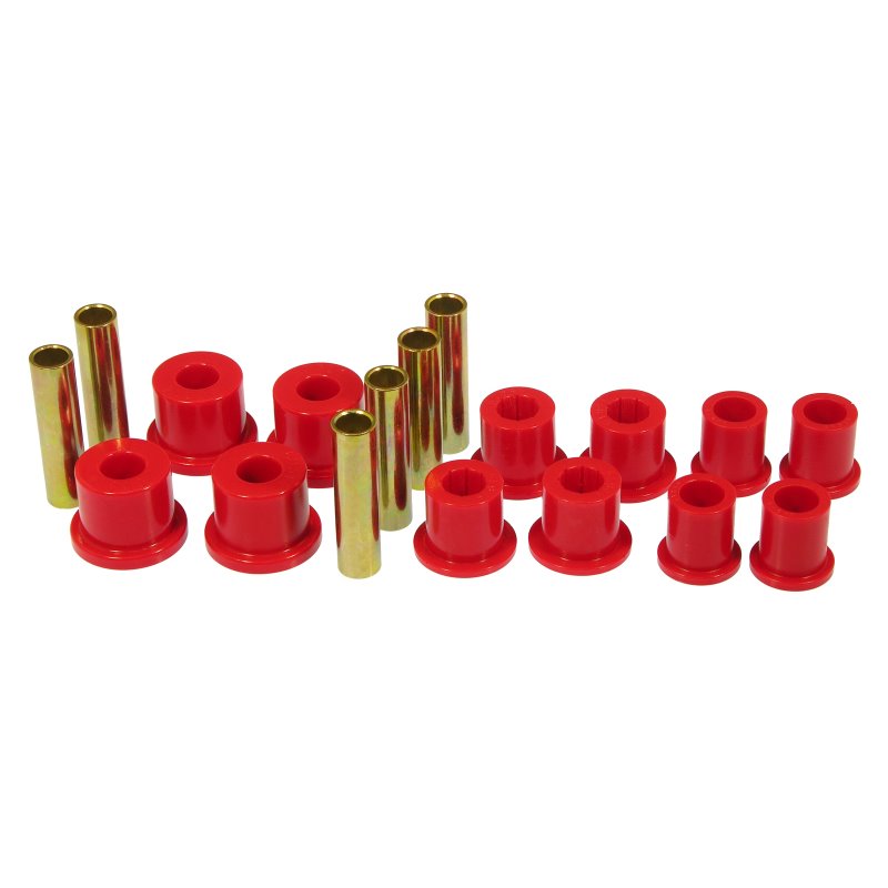 Prothane 89-95 Ford Ranger Spring & Shackle Bushings - Red