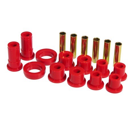 Prothane 91-94 Ford Explorer 2/4wd Rear Spring & Shackle Bushings - Red