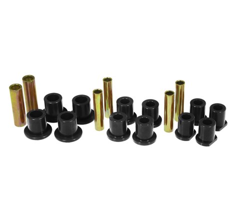 Prothane 92-98 Ford E250/350 Van 2wd Rear Spring & Shackle Bushings - Black