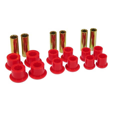 Prothane 97-04 Ford F150/250 2/4wd Rear Leaf Spring Bushings - Red