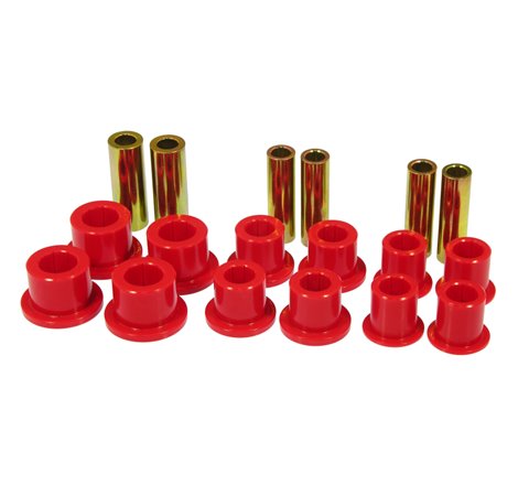 Prothane 99-04 Ford F250/350 SD 2/4wd Front Leaf Spring Bushings - Red