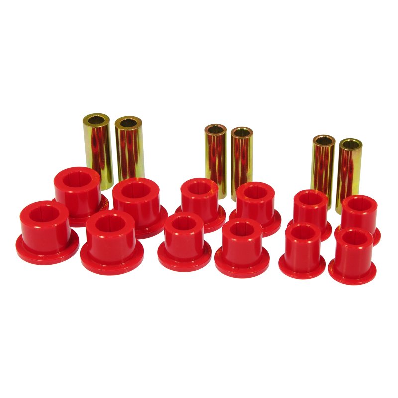 Prothane 99-04 Ford F250/350 SD 2/4wd Front Leaf Spring Bushings - Red